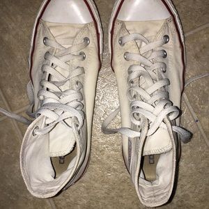 White high top converse